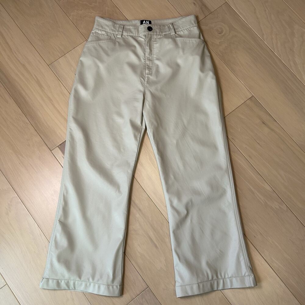 Alp n Rock ANR+ Claren Vegan Leather Pants Ivory Women’s Large